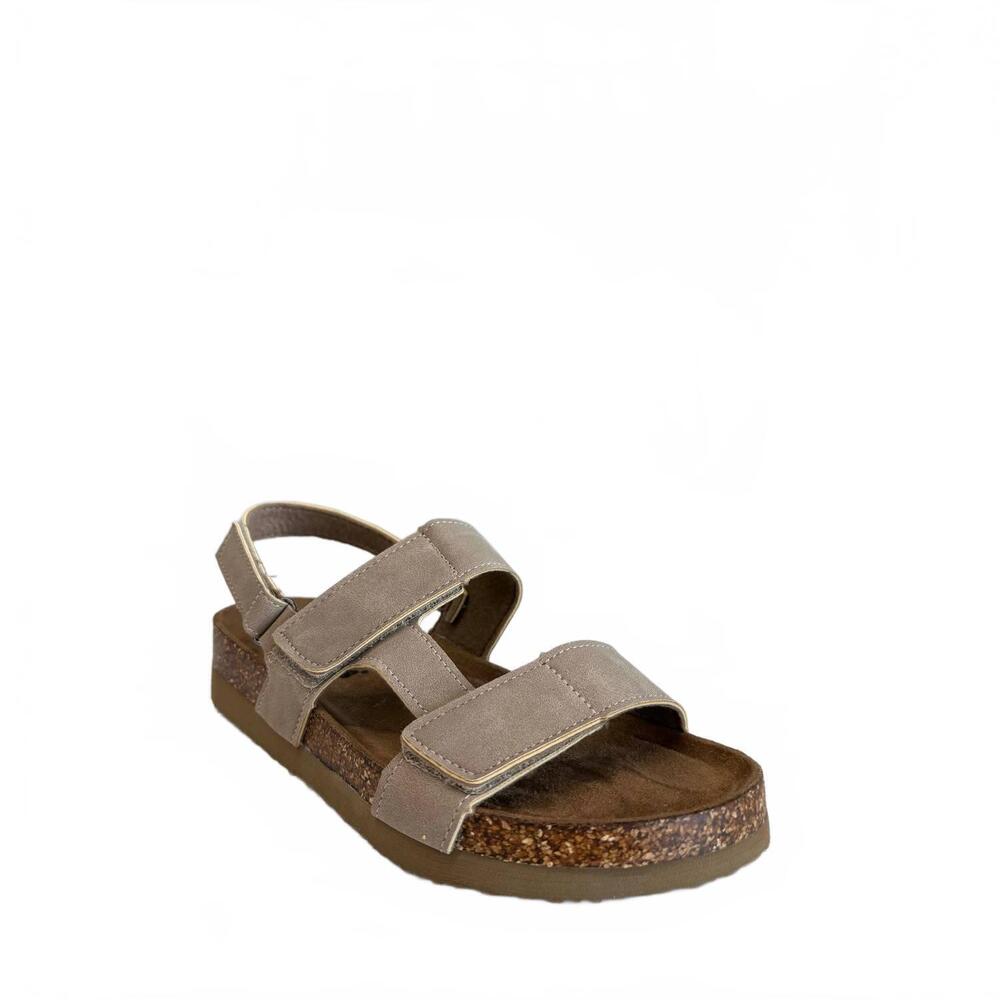 NEW OUTWOODS women's everyday comfort strap sandals in taupe